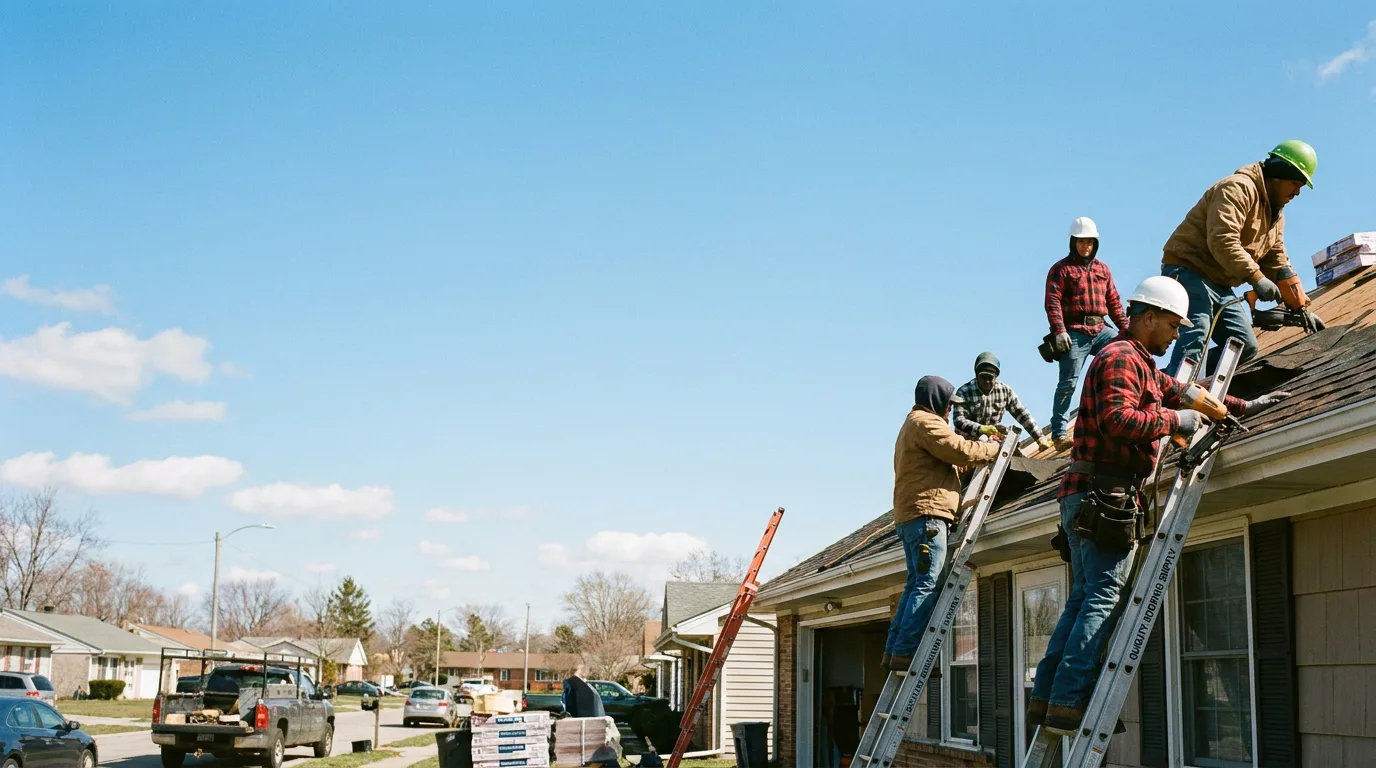 Roofing in Kansasville, WI near me